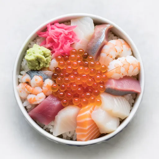 Spring Seafood Chirashi Sushi