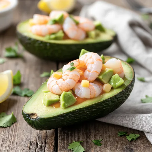 Shrimp and Avocado Creamy Mix