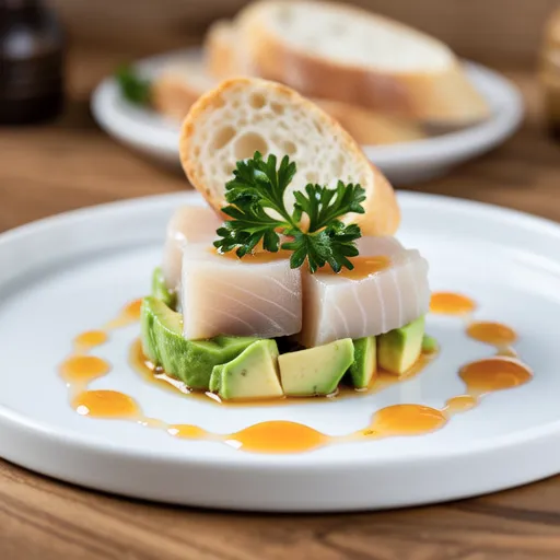 Amberjack and Avocado Tartare Style