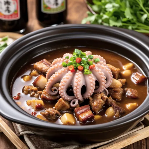 Squid and Pork Belly Stew