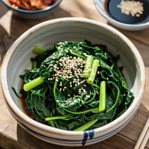 Spinach Namul (Seasoned Spinach)