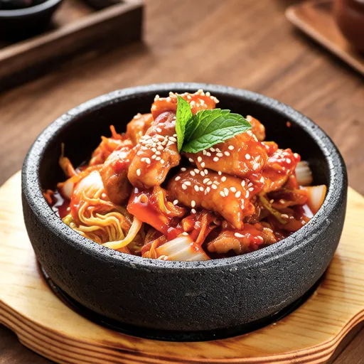 Spicy and Tender Chicken Breast Dakgalbi