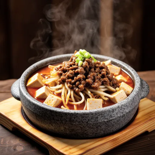 Beef Mince and Bean Sprout Kimchi Stew