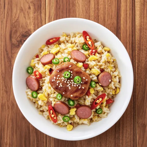 Sausage Egg Fried Rice