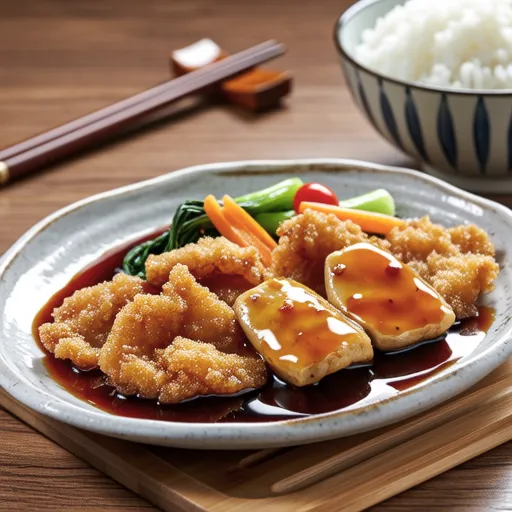 Sawara with Sweet and Sour Sauce