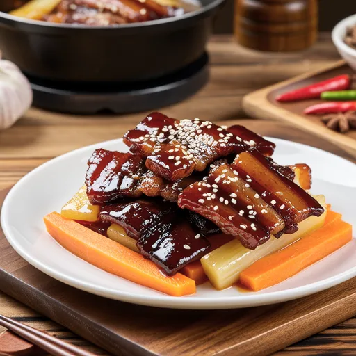 Gobō and Pork Kinpira