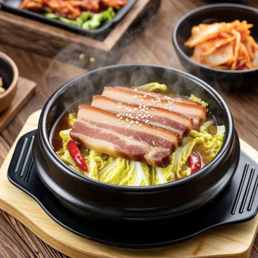 Pork and Napa Cabbage Hot Pot