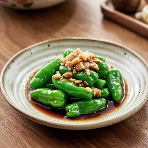 Shishito Peppers with Yuzu Kosho Stir-fry