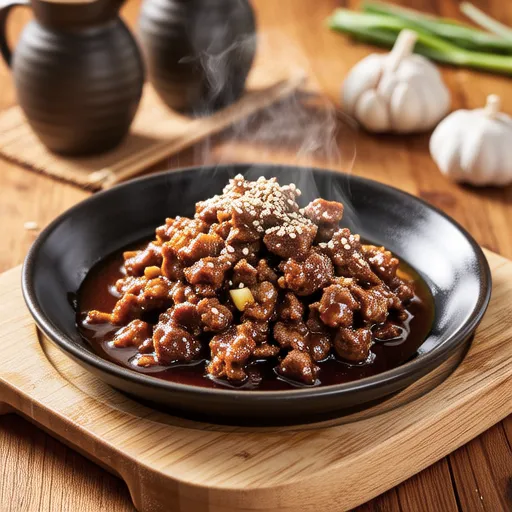 Soy Sauce Stir-Fried Ground Beef (Dadaegi)