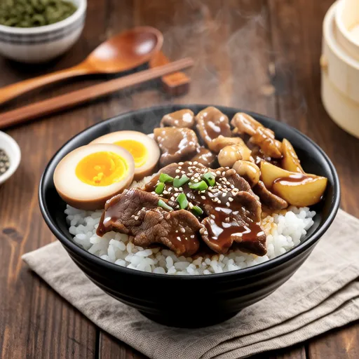 Beef and Burdock Rice Bowl