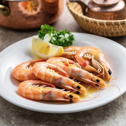 Garlic Shrimp with Lemon