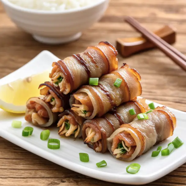 Shishamo Wrapped in Pork