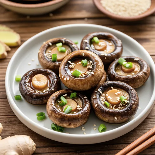 Grilled Maitake with Scallion Ponzu Sauce