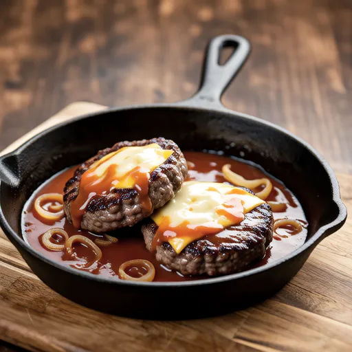 Tomato Simmered Hamburg Steak
