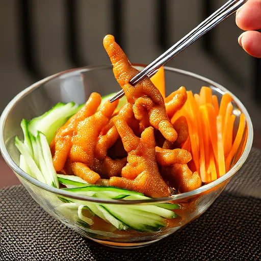 Lemon Chicken Feet Salad