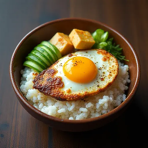 Pollock Roe and Cucumber Bibimbap