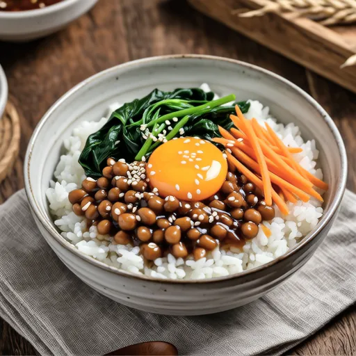 Natto Namul Rice Bowl