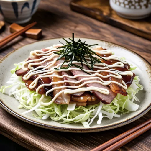 Okonomiyaki with Takoyaki Flour