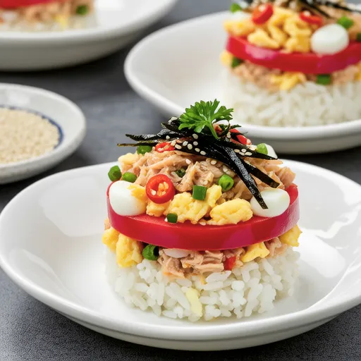 Cup Rice Tower Finger Food