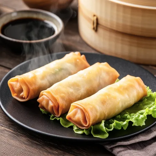 Authentic Spring Rolls with Cabbage and Ground Pork