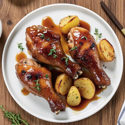 Teriyaki Chicken Thighs with Potatoes