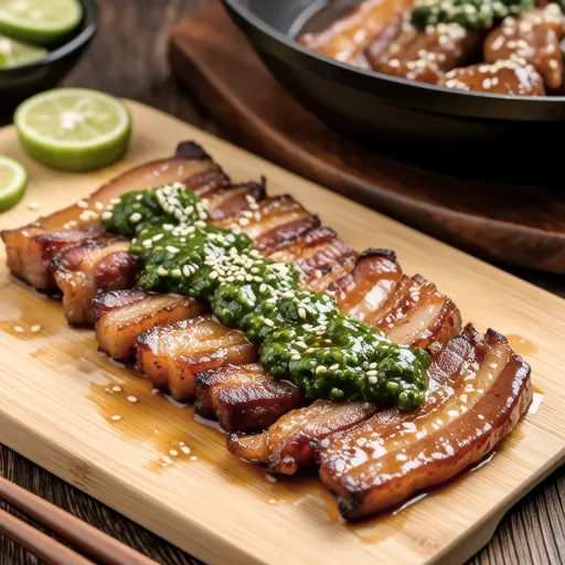 Pork Loin with Wasabi Mayo