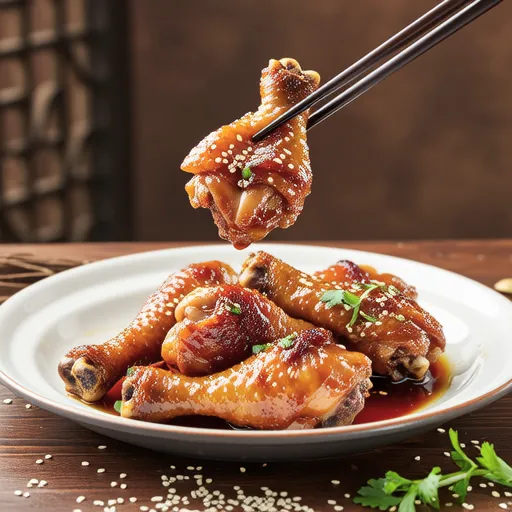 Non-Fried Chicken with Scallion Salt Sauce