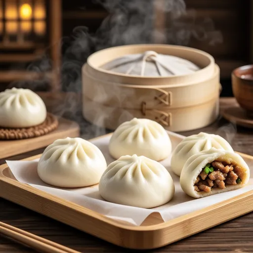 Juicy Nikuman (Japanese Steamed Pork Buns)