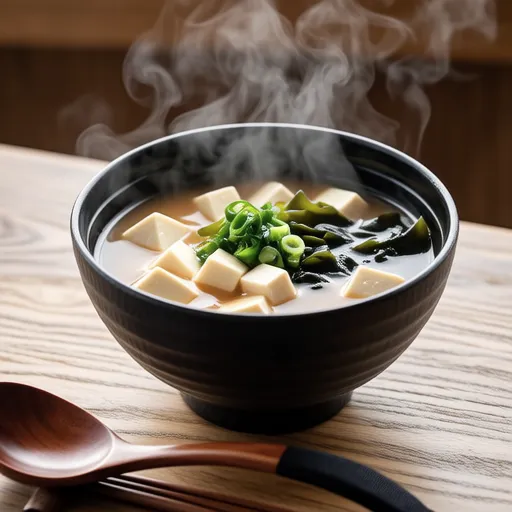 Okara and Tofu Miso Soup