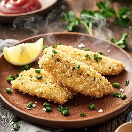 Herb Piccata with Horse Mackerel