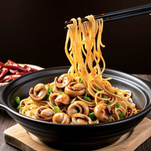 Cockle Glass Noodle Stir-fry