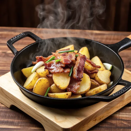 Bacon Potato Stir-fry