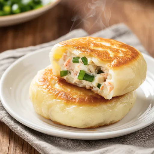 Onion and Crab Stick Pancake Recipe