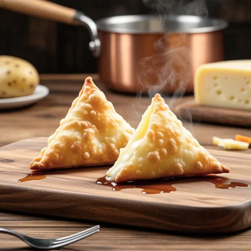 Triangle Cheese Potato Mochi