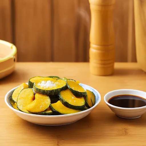 Tempura de calabaza y berenjena