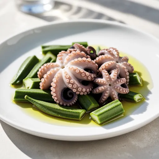 Octopus and Okra Refreshing Marinade