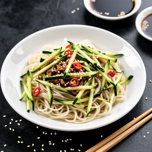 Soy Sauce Zucchini Noodles