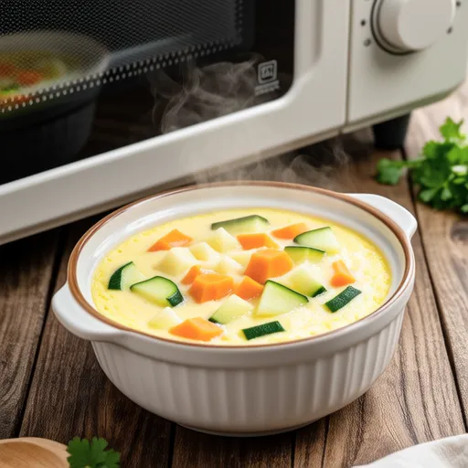 Microwave Tofu Egg Custard