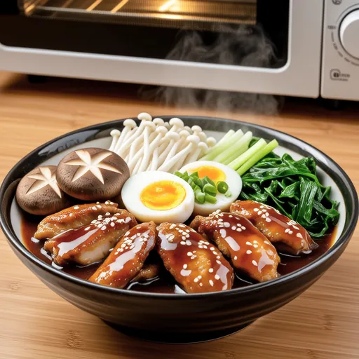 Microwave Chicken Sukiyaki