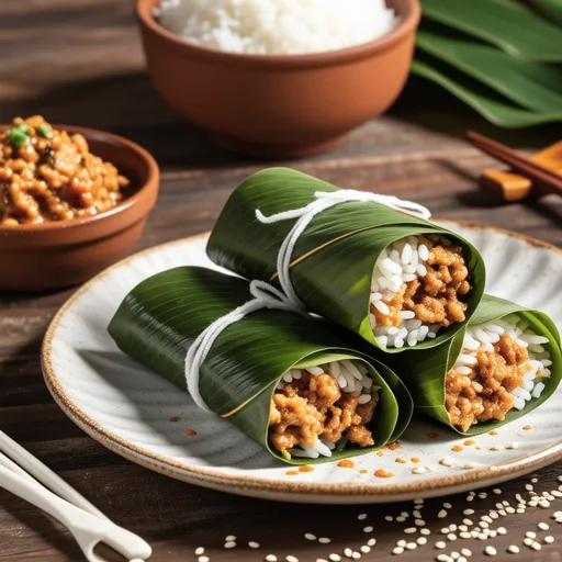 Perilla Leaf Rice Wraps