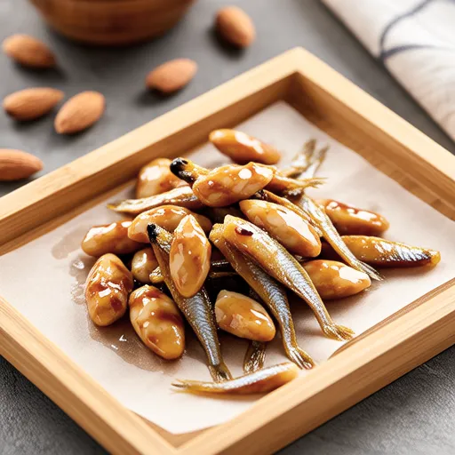 Almond and Iriko with Maple Flavor