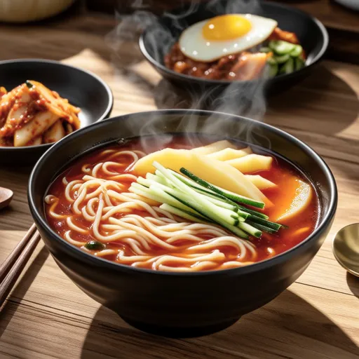 Spicy Korean Jang Kalguksu