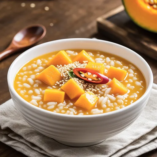 Pumpkin Rice Porridge