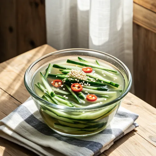 Cucumber Seaweed Cold Soup
