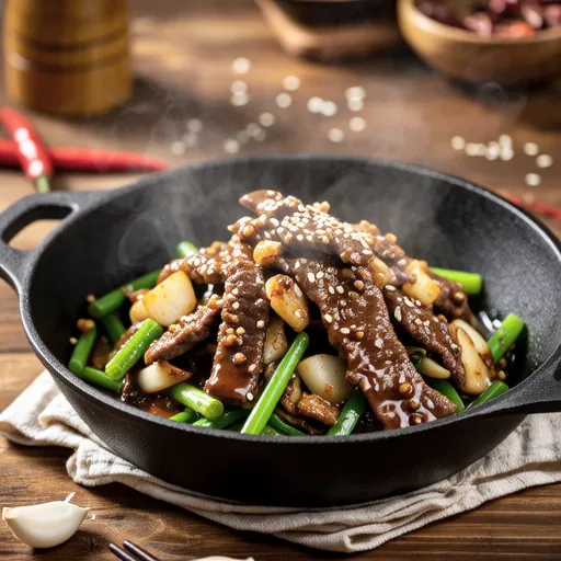 Beef and Bean Sprout Stir-fry