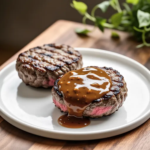 Beef Hamburg Steak with Curry Sauce