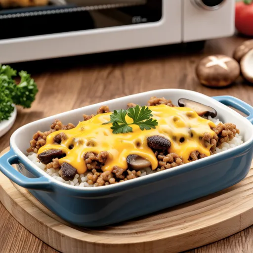Microwave Meat Cheese Doria