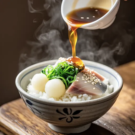 しらすと梅干しのおだし茶漬け