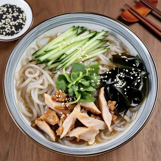 Chinese Jellyfish and Tuna Vermicelli Salad