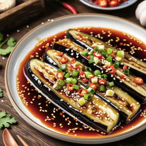 Grilled Eggplant Salad (Baek Jong Won Recipe)